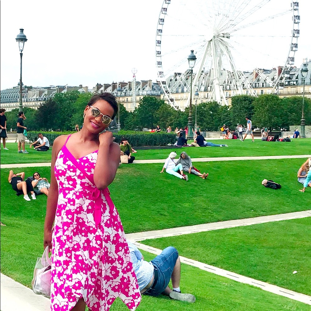 Banana Republic Pink Floral dress